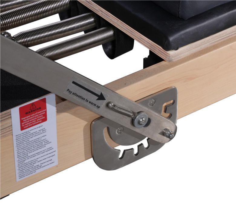 Mapero pieghevole Pilates Riformatore (altezza della gamba regolabile)