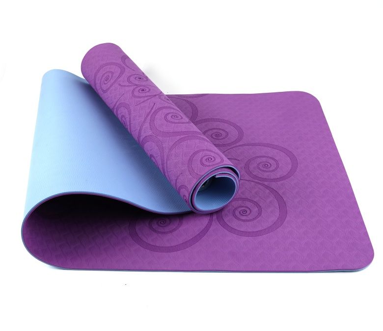 Tappetino yoga tpe a doppio strato 6mm