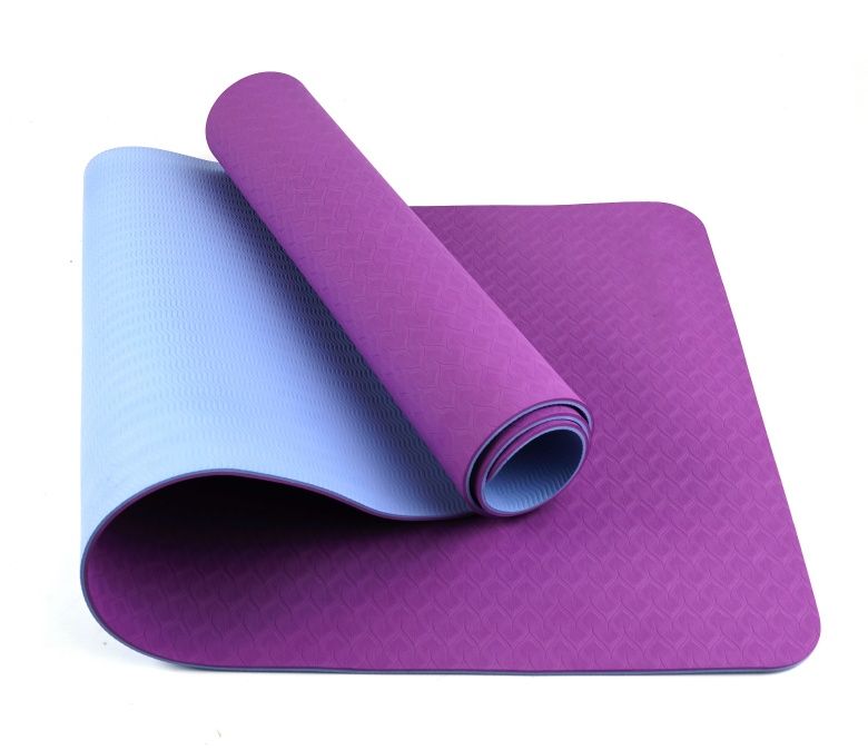 Tappetino yoga tpe a doppio strato 6mm