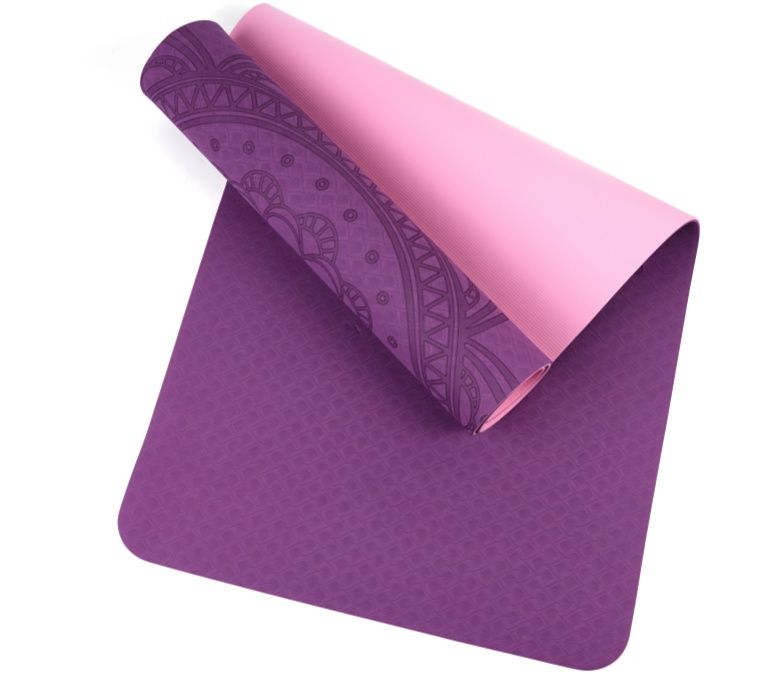 Tappetino yoga tpe a doppio strato 6mm