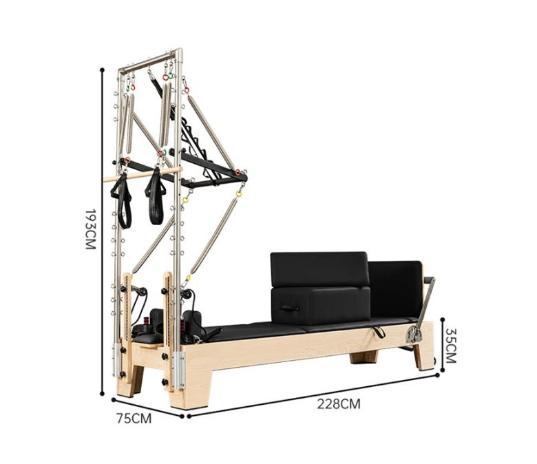 Studio Pilates Maple Reformer con mezzo trapezio