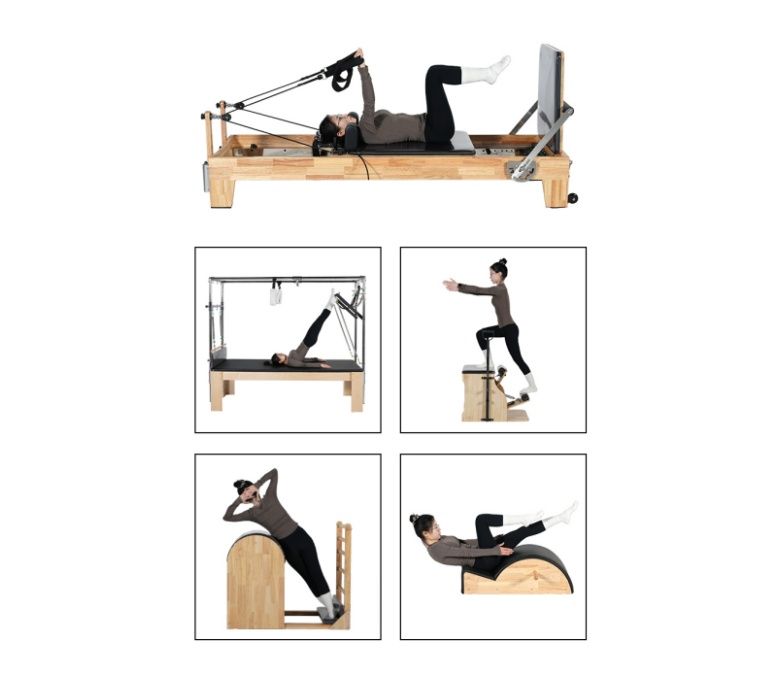 Reformer di pilates in legno classico in vendita