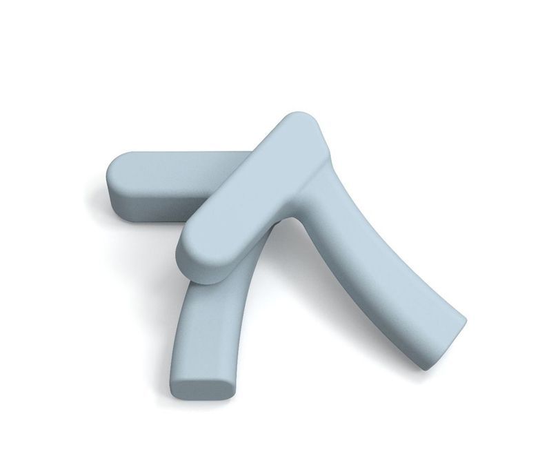 Manubri in silicone in acciaio inossidabile