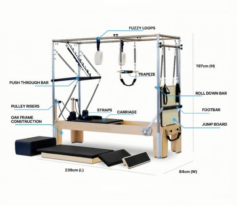 Cadillac Reformer Yoga Pilates Reformer Full Trapeze