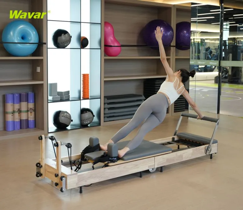 Il bilanciamento del corpo in legno pieghevole Pilates riformatore del letto centrale