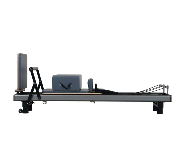 Letto riformatore di pilates di alluminio anodizzato grigio grigio armata