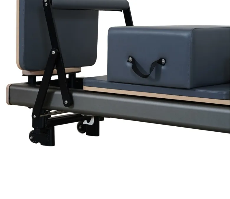 Letto riformatore di pilates di alluminio anodizzato grigio grigio armata