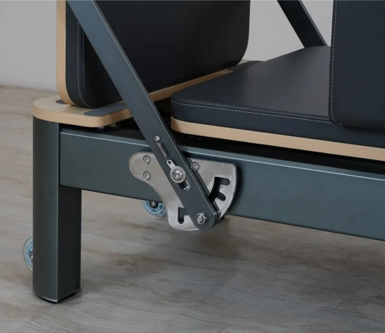 Anodized Gunmetal Grey Pilates Reformer 4.0