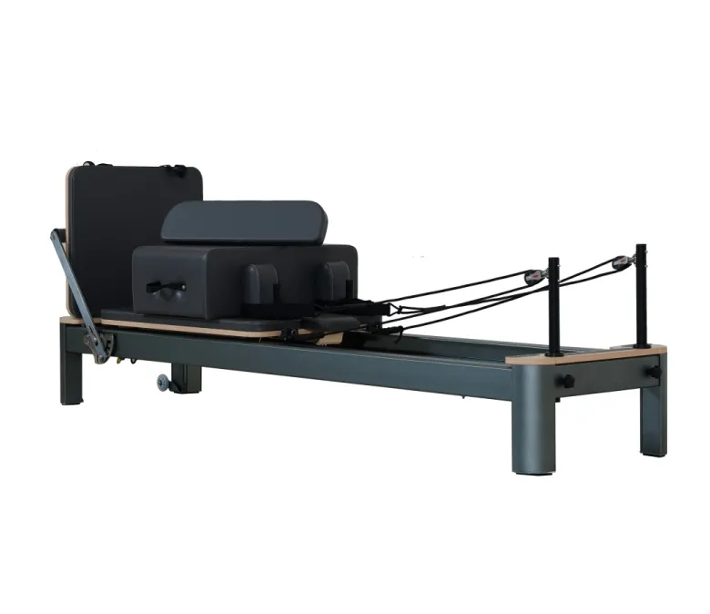 Anodized Gunmetal Grey Pilates Reformer 4.0