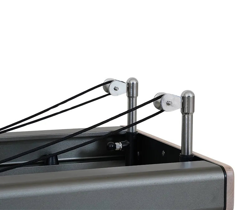 Letto riformatore di pilates di alluminio anodizzato grigio grigio armata