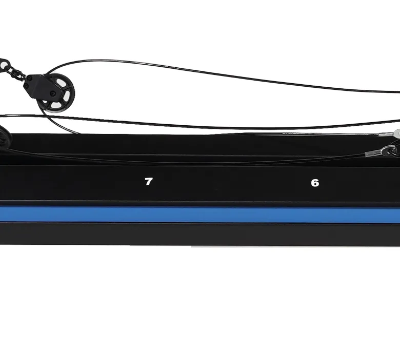 Attrezzatura per riformatore di grandi pilates blu vaso