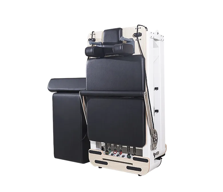 Reformer Pieghevole Per Pilates In Alluminio Bianco In Vendita