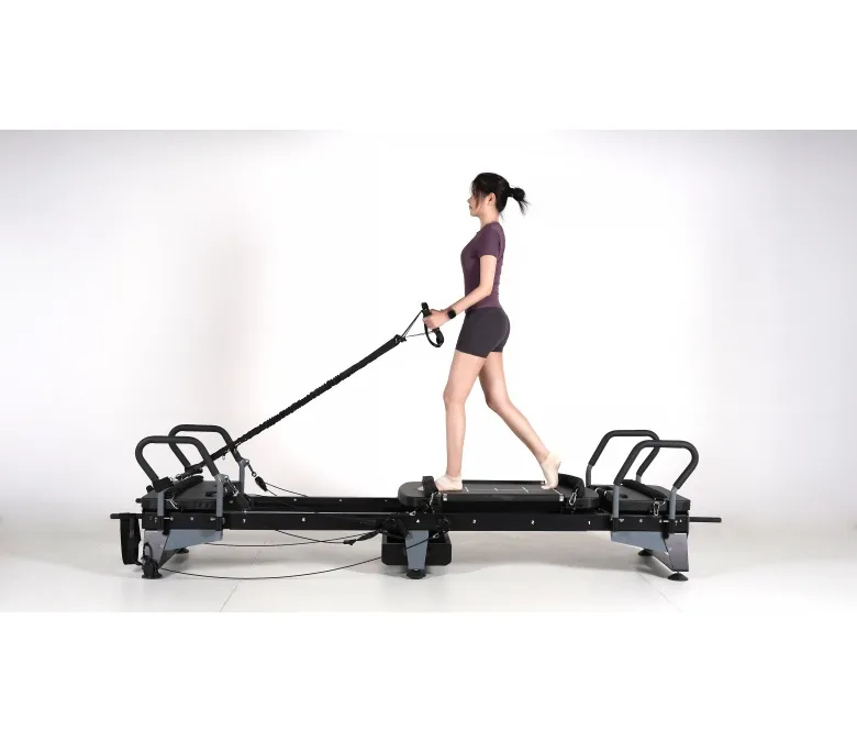 Macchina multifunzionale per pilates grande Reformer con scatola portaoggetti