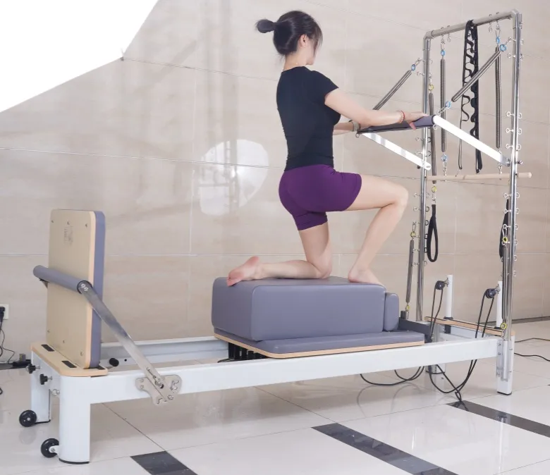 Studio Pilates Reformer In Lega Di Alluminio Con Torre