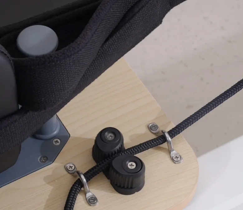 Reformer Pieghevole Per Pilates In Alluminio Bianco In Vendita