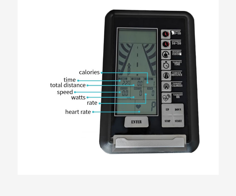 Bici di resistenza al vento aerobica per il fitness aerobico