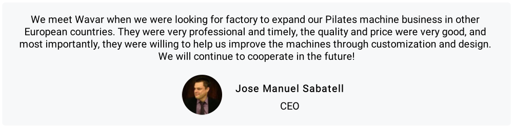 Nuovo • Riformatore di quercia cattiva con footbar integrato