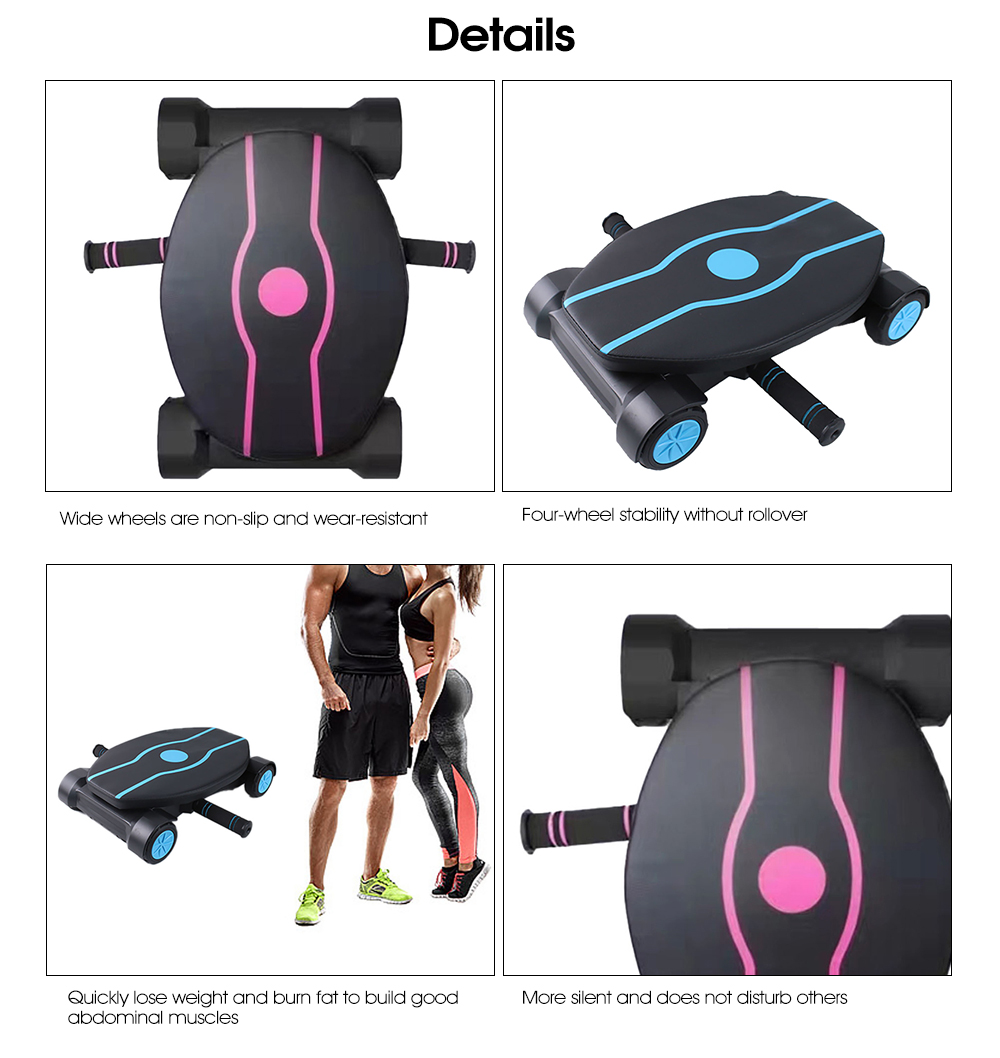 Ruota addominale a quattro ruote