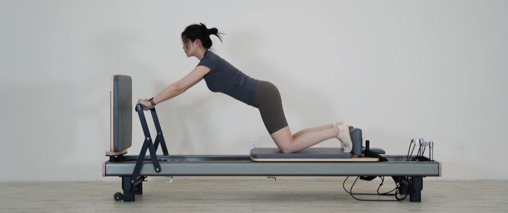 Letto riformatore di pilates di alluminio anodizzato anodizzato di cannone